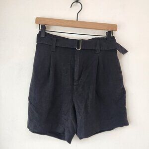 Calvin Klein Black Flowy Shorts Paperback Waist Beachy Lagenlook Women's 6